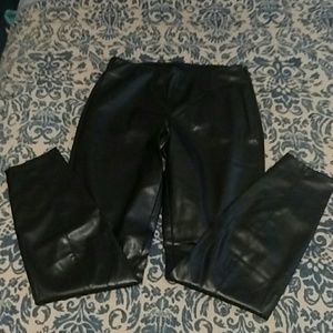 Size 8R Faux Leather Pants